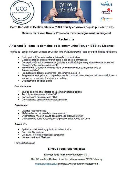 Recherche Alternant (e) Recherche Alternant (e)